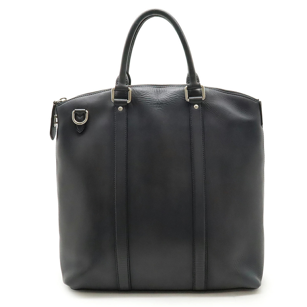 LOUIS VUITTON Cuir Ombre Cabas Tote Bag Handbag Dark Gray